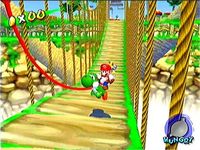une photo d'Ã©cran de Super Mario Sunshine sur Nintendo Gamecube